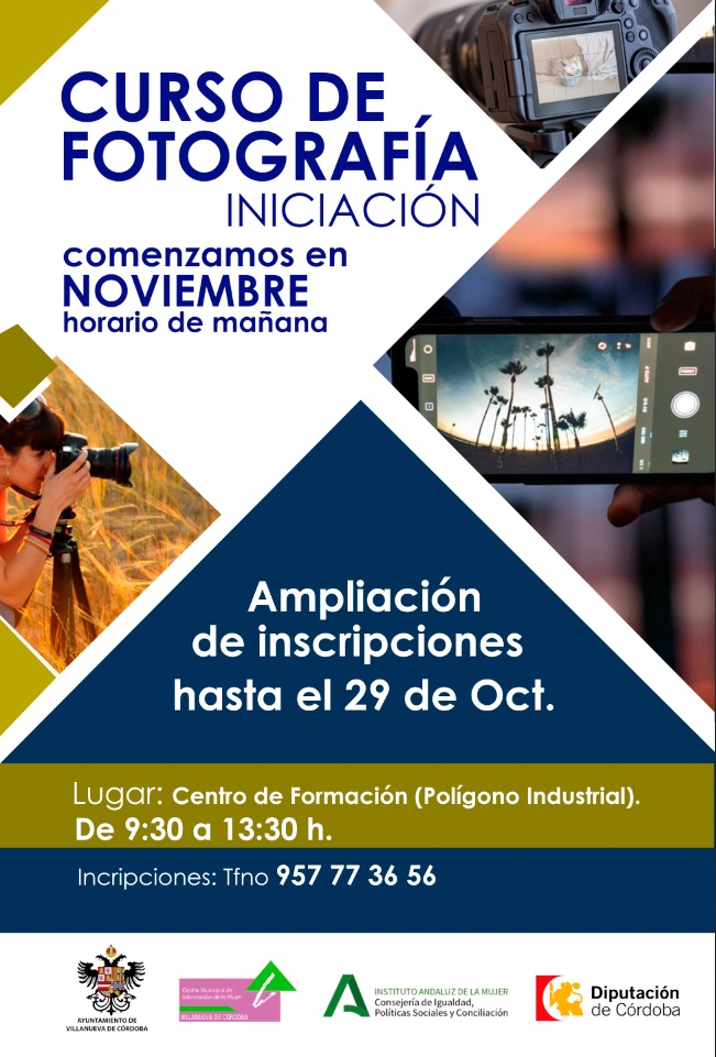 Curso iniciación a la fotografía