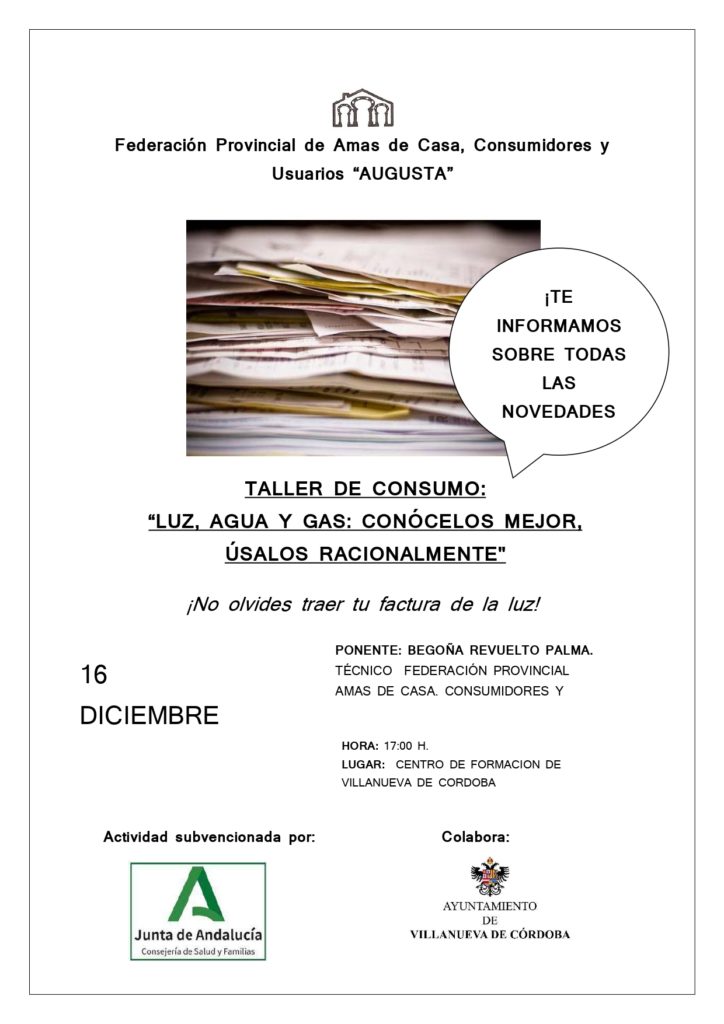 Taller de consumo