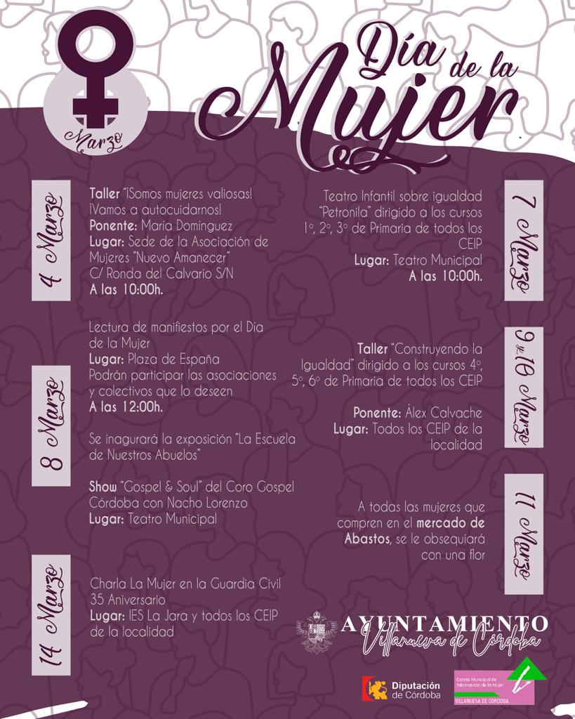 Actividades con motivo del 8 de marzo
