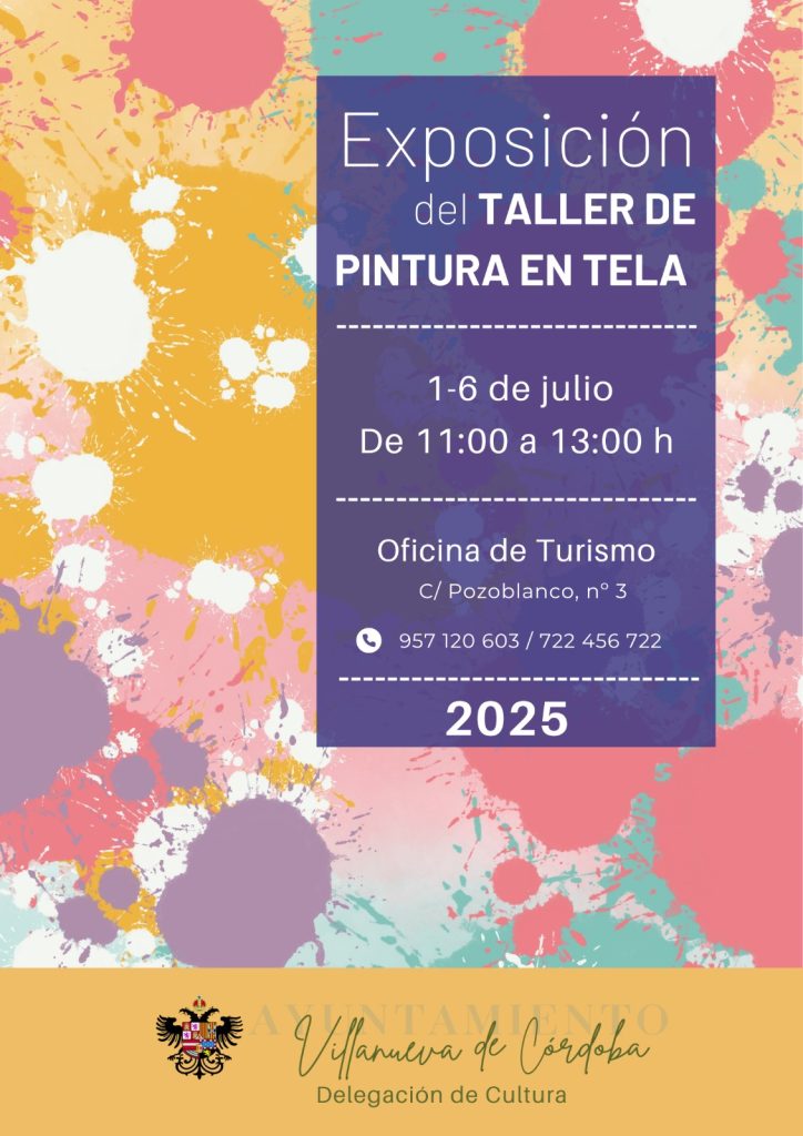 Exposición Taller de pintura en tela