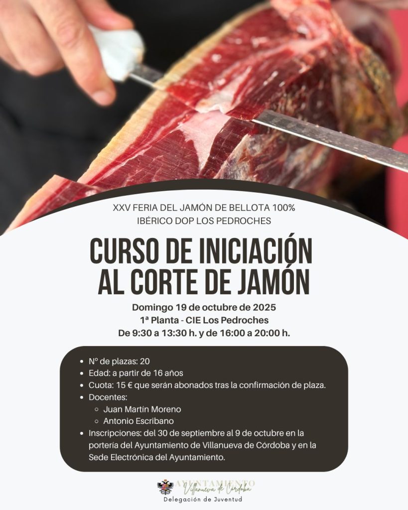 Cursos de Corte de Jamón